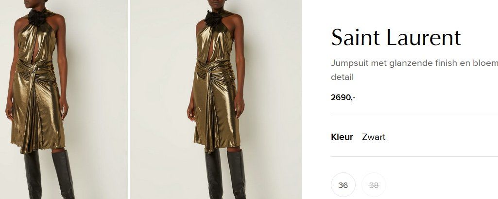 Saint Laurent Vestiti: Saint Laurent Kleid / robe .36 – Usato da Collonges venduto da Auganien 2