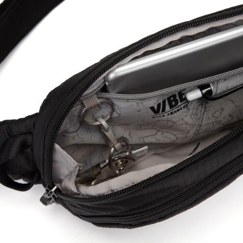 Pacsafe Borse: Pacsafe Sling Pack Vibe 150 - Jet Black – Nuovo e nell'imballaggio originale da St. Gallen venduto da sportglobe 5