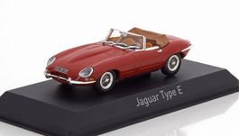 Jaguar E-Type Roadster Serie I 1961-1966 rot  1:43 von NOREV