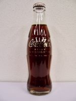 1 kleine alte Flasche COCA-COLA LAST EDITION 1999 HERACLITUS