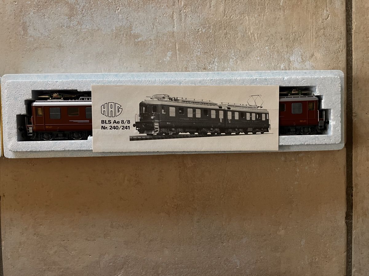 Hag Modellini di ferrovie: HAG 240 E-Lok Ae 8/8 BLS – Nuovo (secondo la descrizione) da Samstagern venduto da zig_ylk2 1