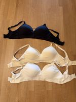 Damen BHs 3er Pack schwarz weiss Grösse L neuwertig