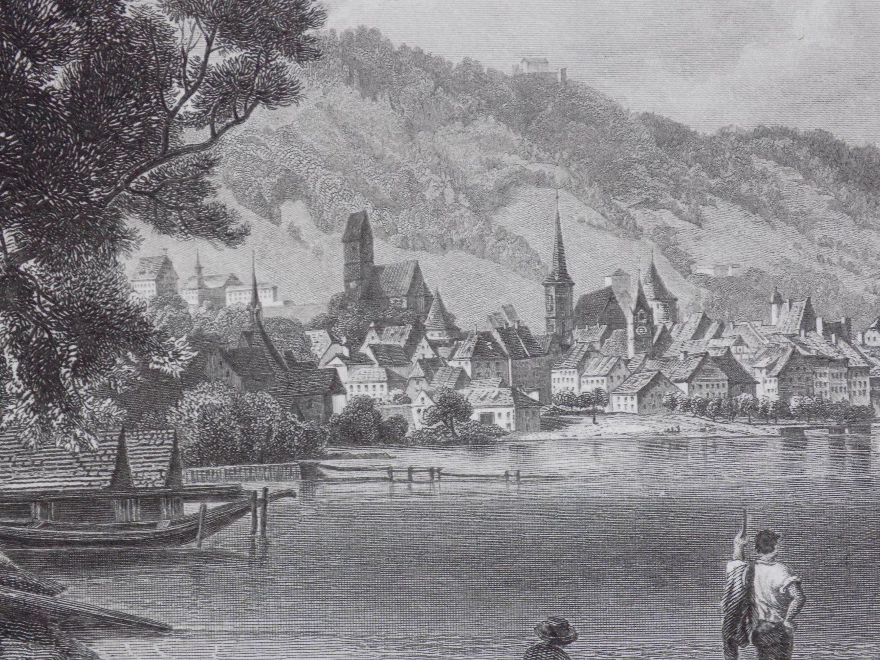 Incisioni: Zug mit der Rigi – Usato da Risch venduto da Rischli15 8