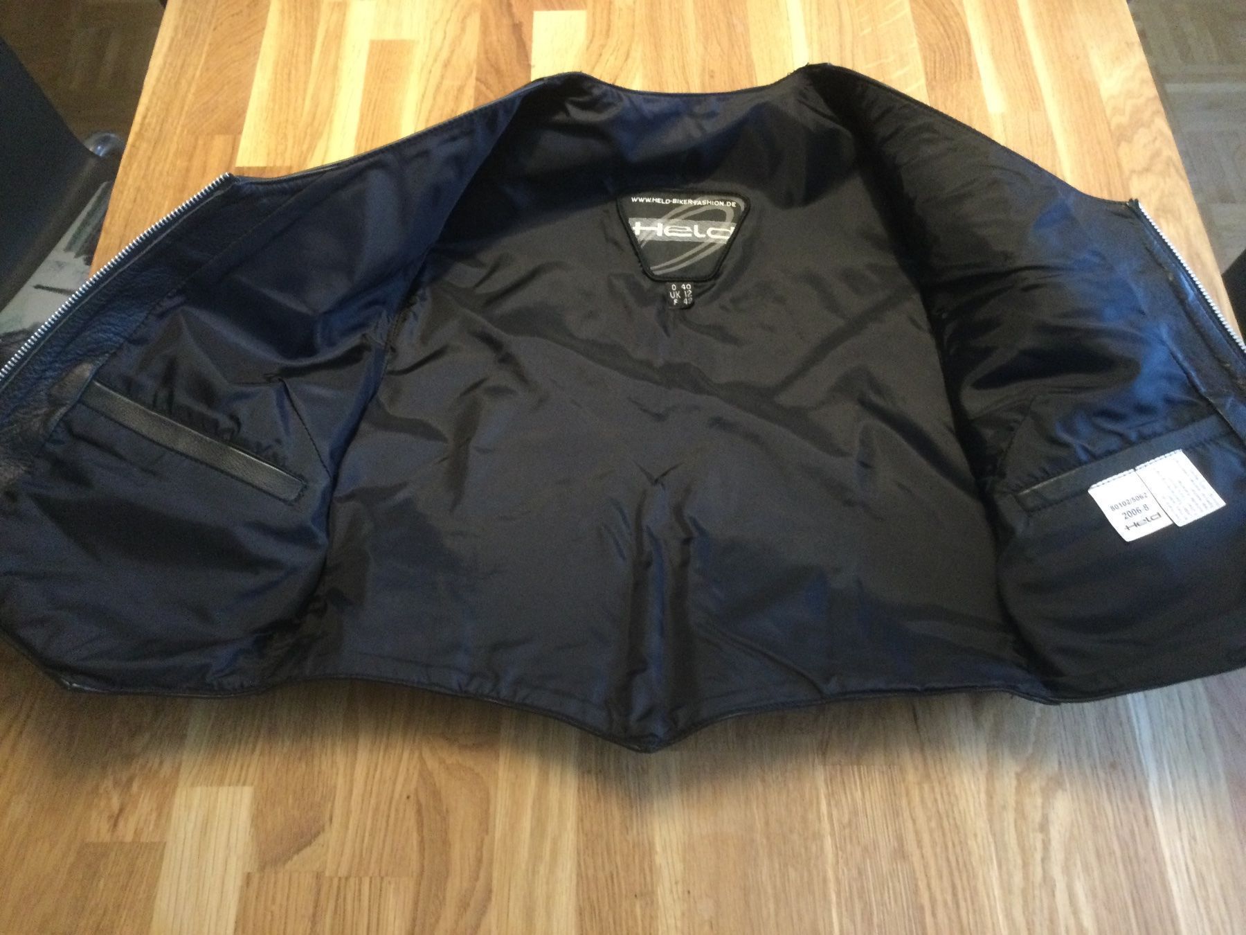 Gilet & Giacche senza maniche: GILET MOTO EN CUIR – Nuovo (secondo la descrizione) da Brügg BE venduto da traindenuit 2