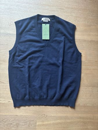 Gucci gilet blu navy taglia XL nuovo! 45