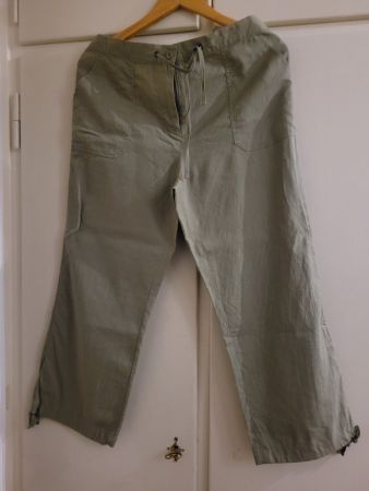 Hose 100% Leinen Grösse 40