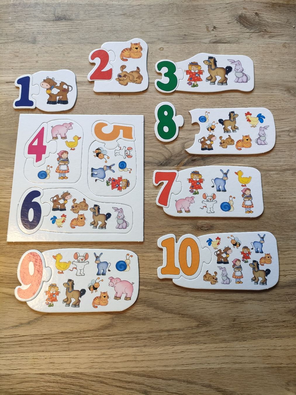 Puzzle: Puzzle Les Chiffres Rigolos - Lisciani - 3 à 6 ans – Usato da Charmey (Gruyère) venduto da jen_bcw5 2