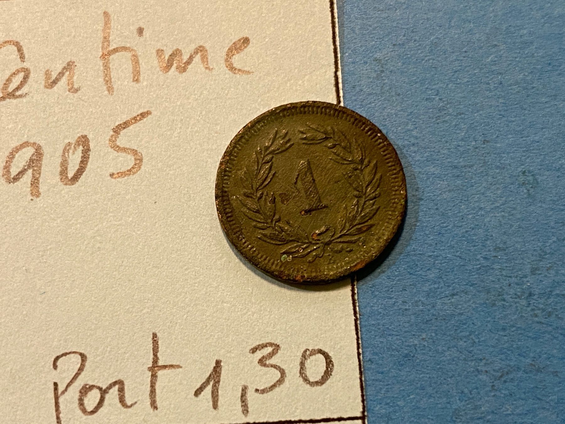 Tutti le monete: SUISSE : 1 CENTIMES 1905 – Usato da genève venduto da GEnumist 2