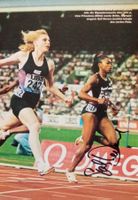 Gail Devers Autogramm signiert Magazinbild 20x30cm