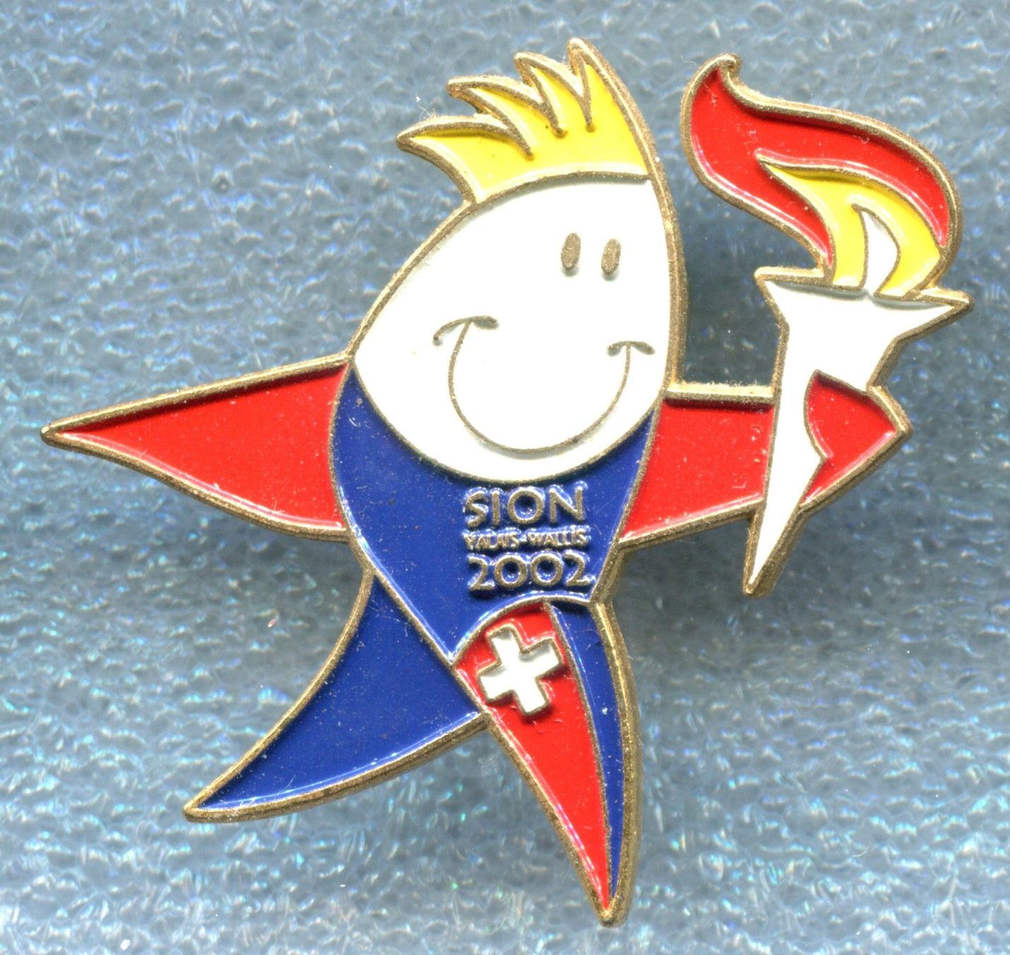 Placchette & Badge: SION 2002  Maskottchen – Usato da Winterthur venduto da Sammleroase