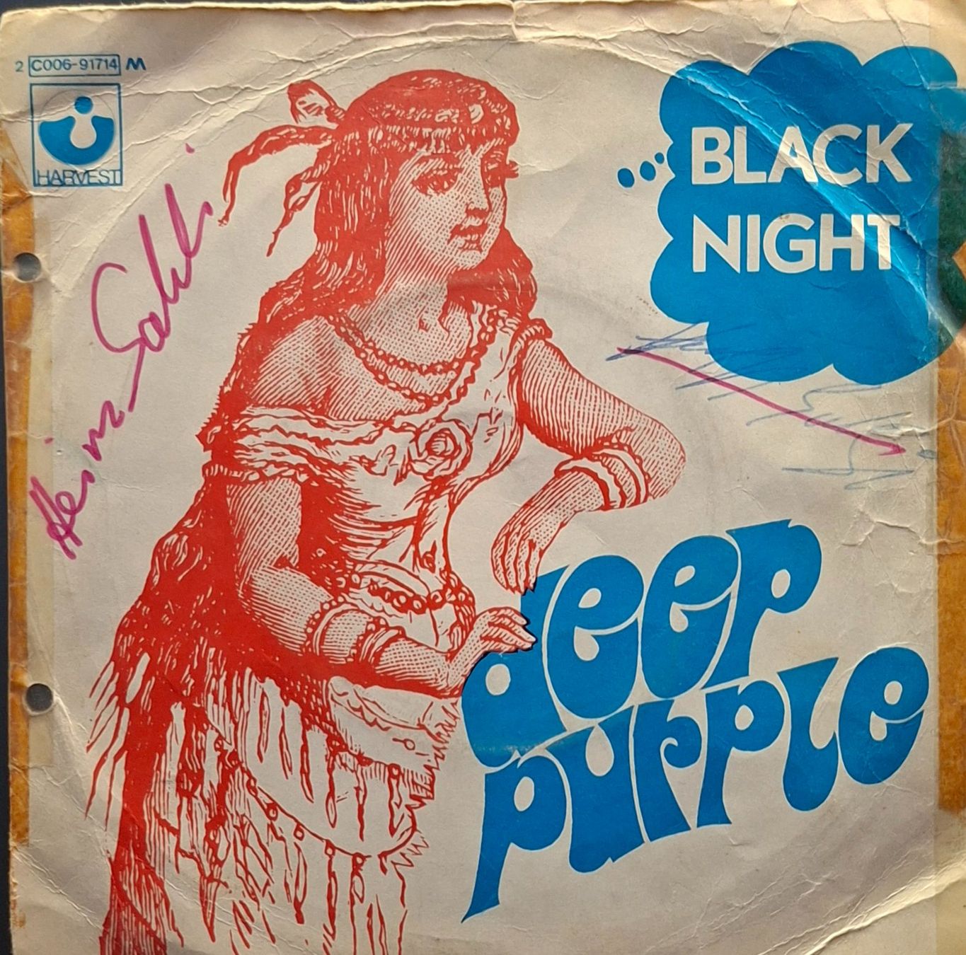 Dischi in vinile: Vinyl-Single Deep Purple - Black Night – Usato da Langenthal venduto da Modo39