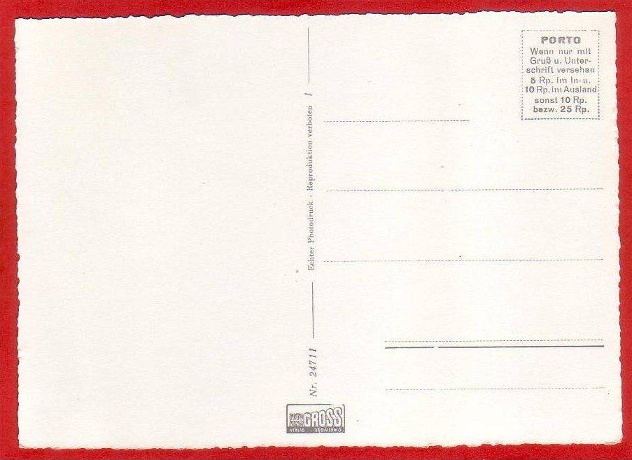 Cartoline postali: OBERSCHAN MIT GAUSCHLA, GROSSFORMAT – Usato da Grüningen venduto da Kartenlaube 1