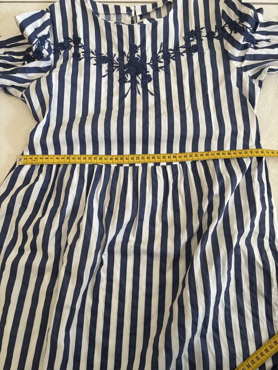Vestiti: Kleid Gr.M blau/weiss gestreift – Usato da Eglisau venduto da 3flower-power3 8