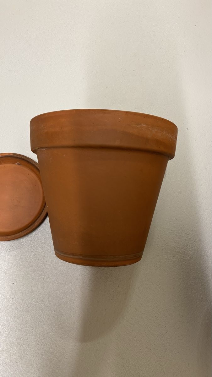 Blumentöpfe: Blumentopf Terrakotta mit Untersetzer – Gebraucht aus Seengen von sa_land 3