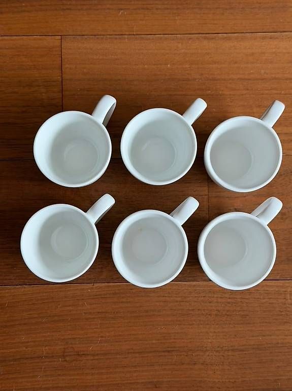 Tazze: White espresso cups x6 – Nuovo (secondo la descrizione) da Zürich venduto da emi_j76q 1