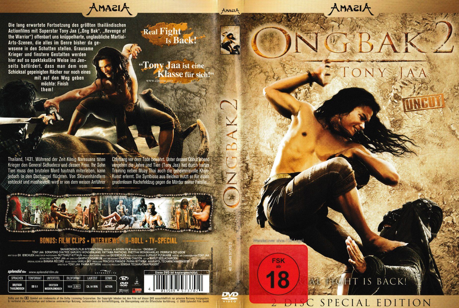 Tutti i DVDs: DVD - Ong Bak 2 - 2Disc Special Edition – Usato da Langnau am Albis venduto da MediaRescuerKeLoX