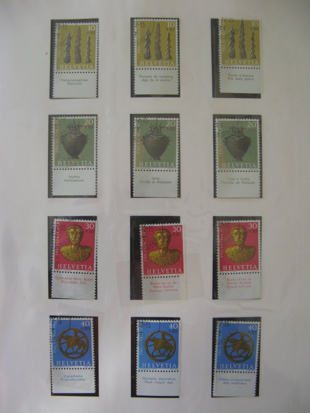 Tutti i francobolli: PP 1968 - 1976 mit Tabs – Usato da Frauenfeld venduto da Interessent1 1