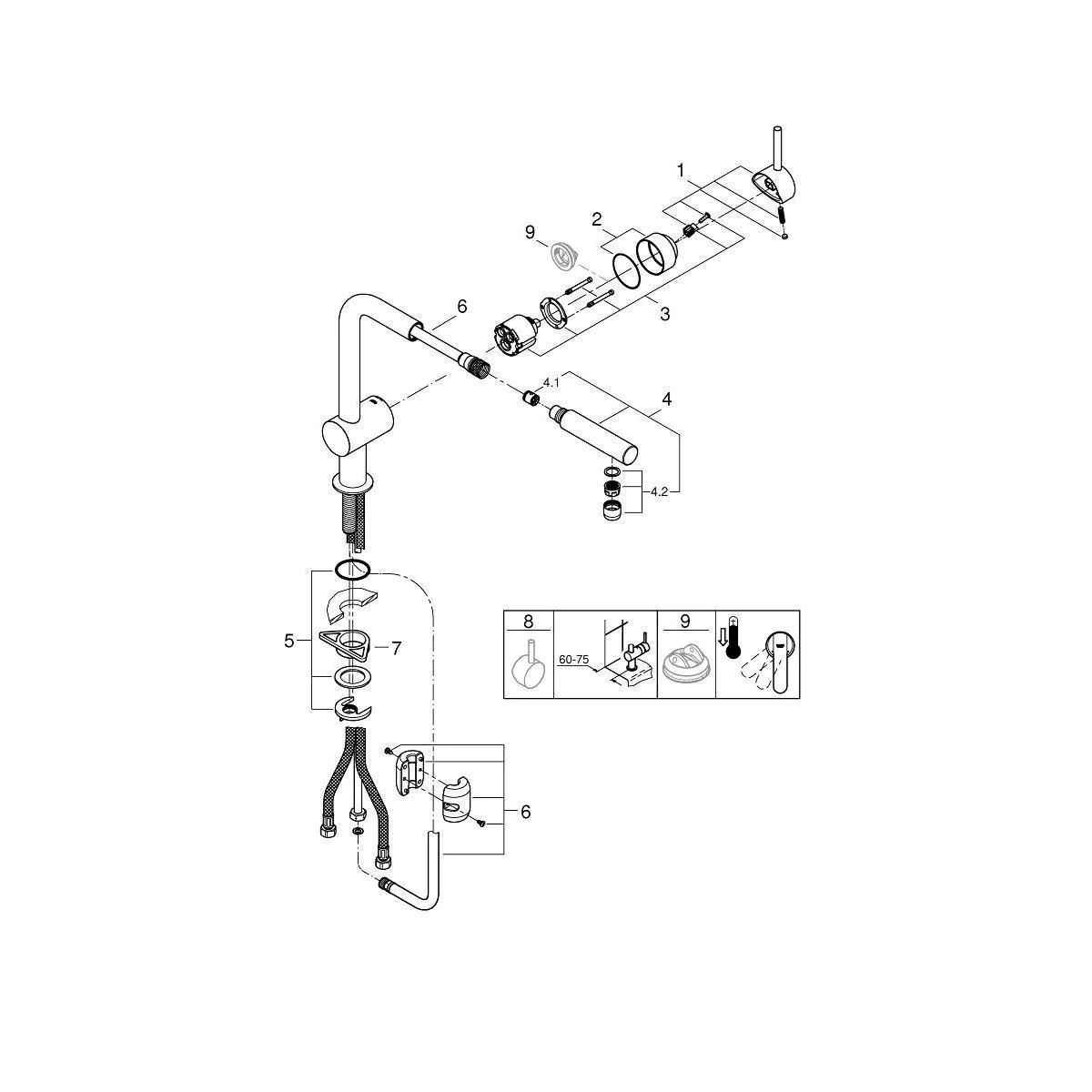 Grohe Rubinetteria: Grohe Minta Spültischbatterie chrom – Nuovo e nell'imballaggio originale da Bottighofen venduto da zaap 7