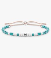 Thomas Sabo Armband, Türkis/Weiss neu