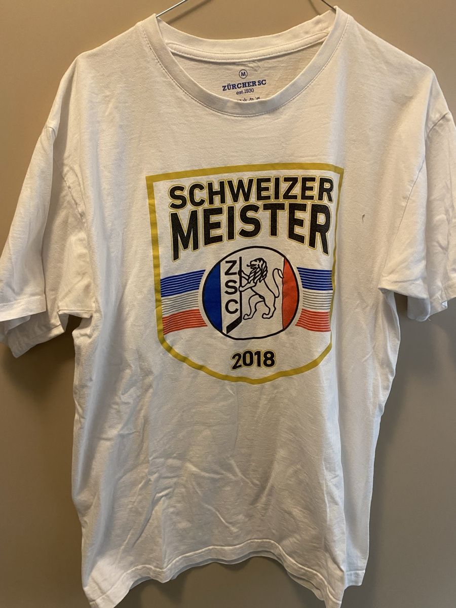 T-shirt: ZSC Meistershirt 2018,Gr.M – Usato da Greifensee venduto da Chris286