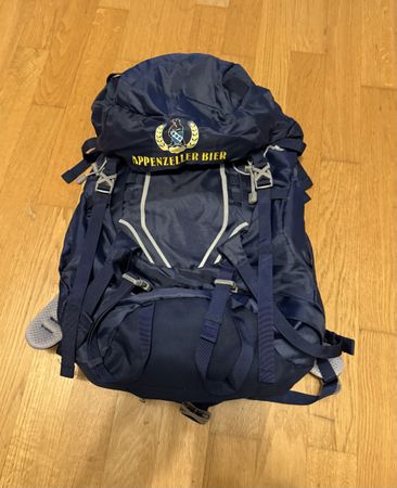 Wanderrucksack Appenzeller Bier blau guter Zustand