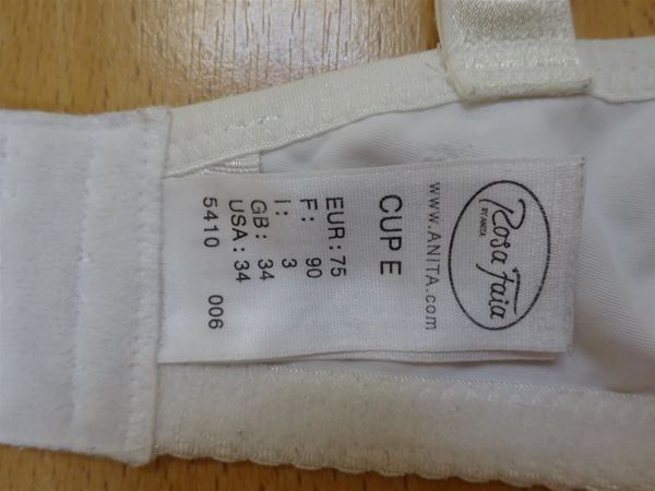 Altra biancheria intima: Rosa Faia - BH - 75 E - weiss – Usato da Zofingen venduto da Justizia_01 3