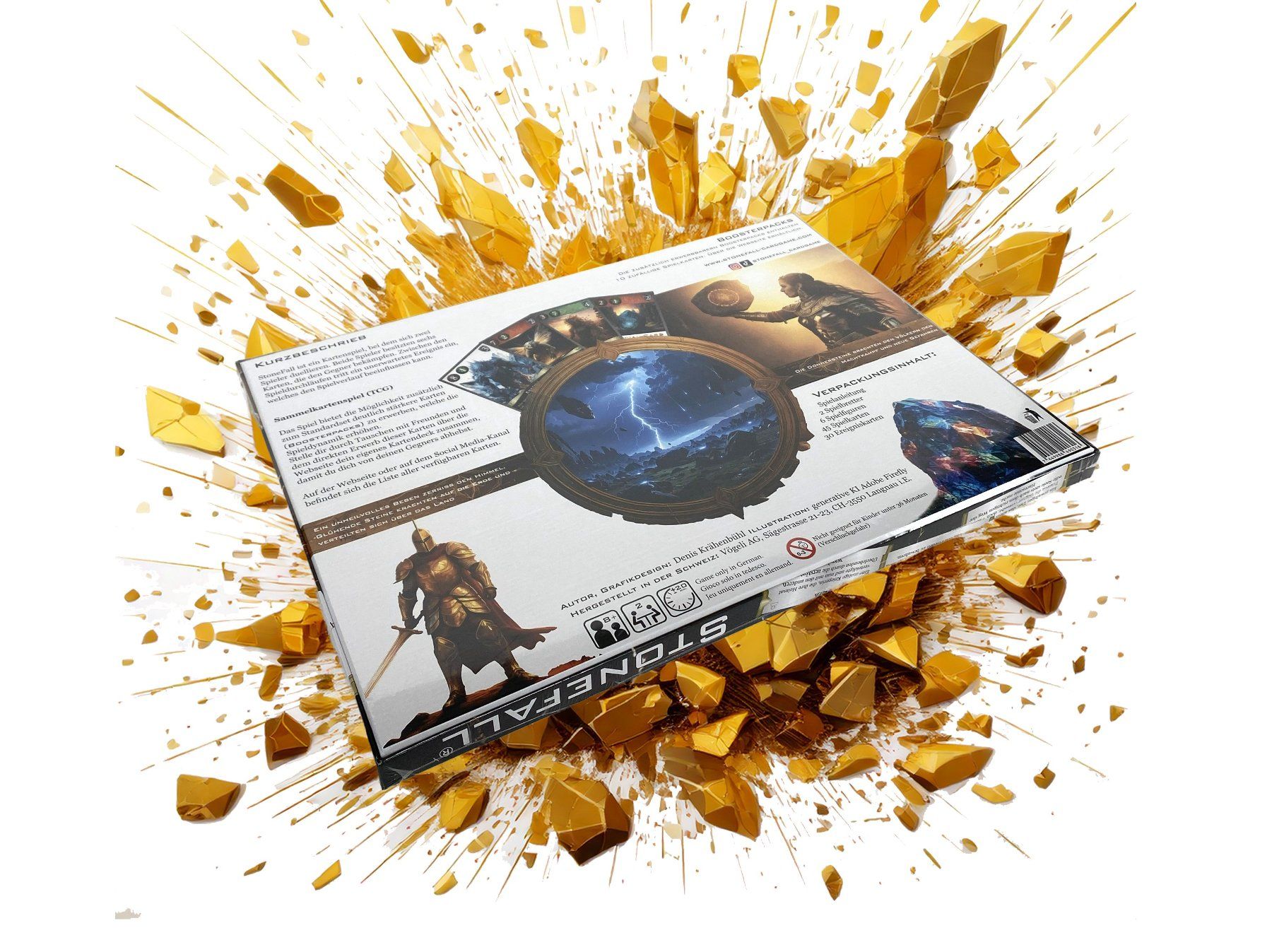 Jeux: StoneFall Kartenspiel – Neuf avec emballage d'origine à Rümlang par Dingo30 2