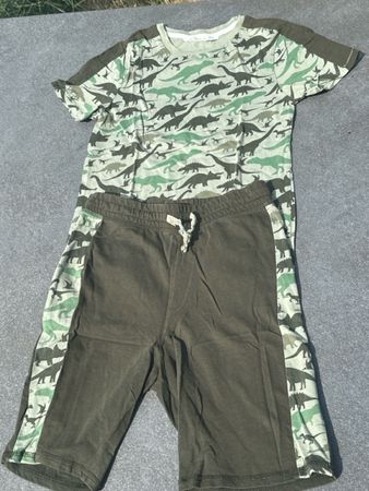 Kinder Dinosaurier Set T-Shirt und Shorts Grösse 134/140