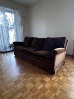 Schönes Vintage-Sofa, dunkelbraun