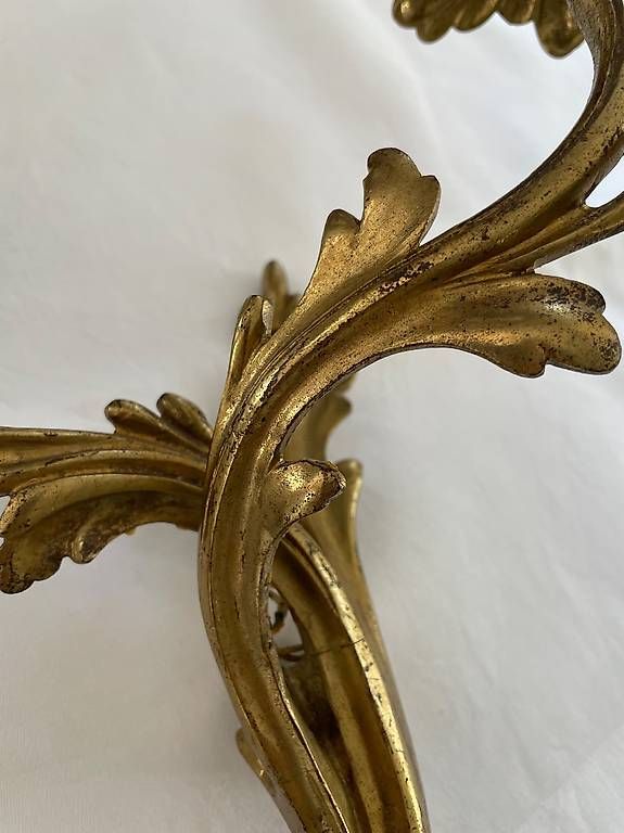 Lampade: Paire d appliques bronze doré  – Usato da Aigle venduto da Laurent1188 2