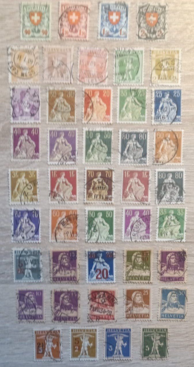 Alle Briefmarken: Lote sellos Suiza – Gebraucht aus Stein am Rhein von tom_fq6v