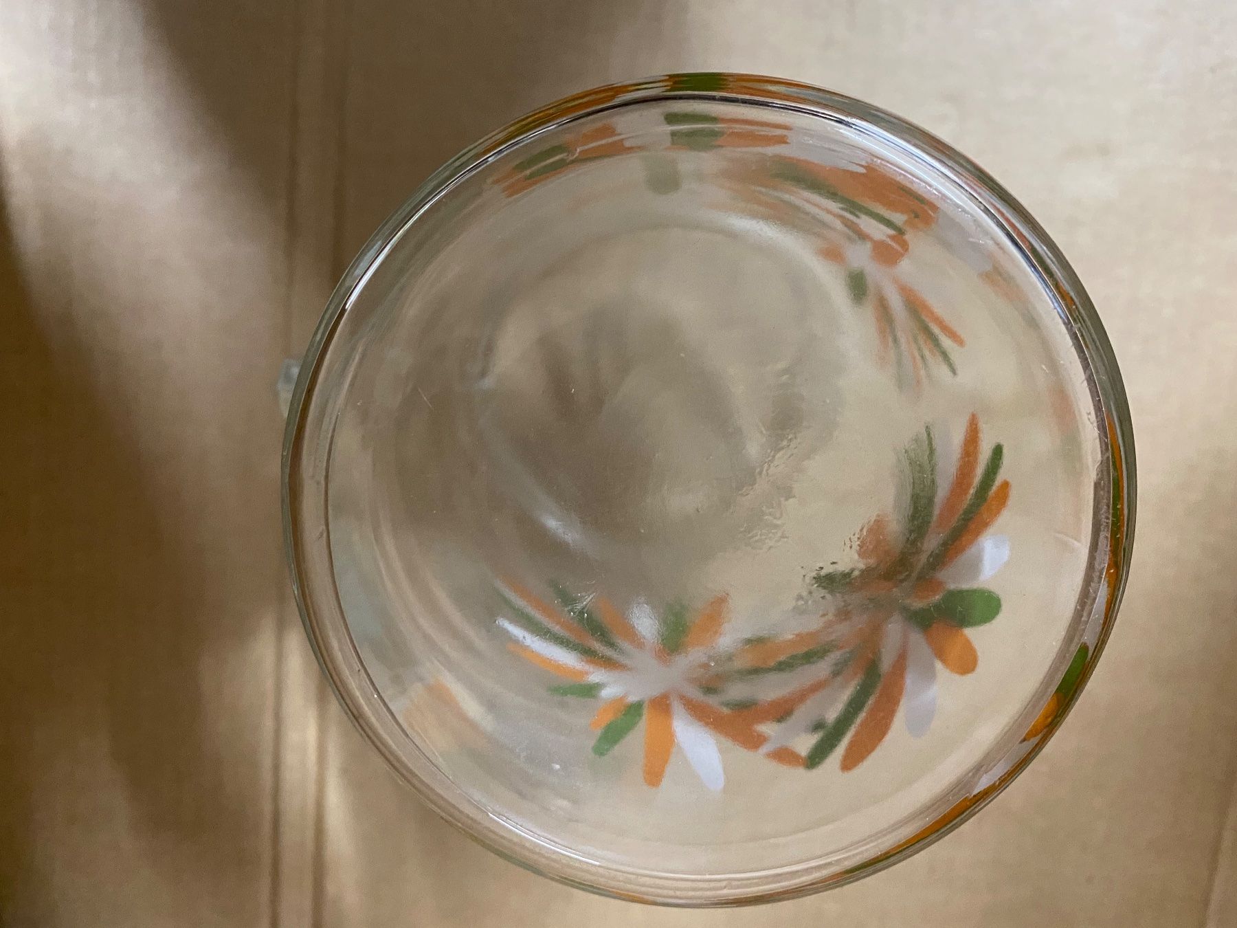 Caraffe: Vintage Glaskaraffe mit Blumenmuster – Usato da Eschlikon TG venduto da ArtRec 5