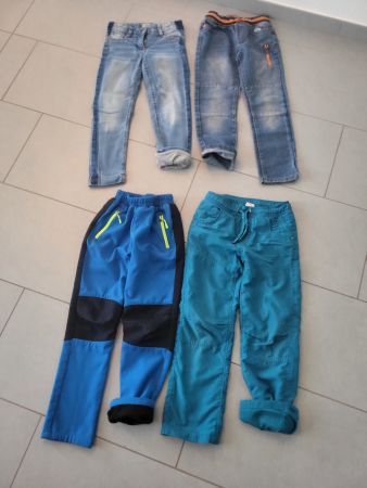 Hosen Paket gr. 122 128 Herbst Winter