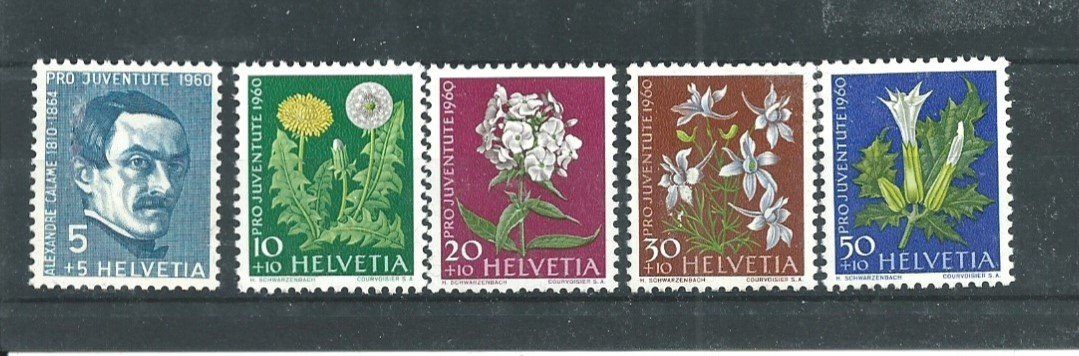 Tutti i francobolli: 1960 Pro Juventute – Usato da Trübbach venduto da Sammer51