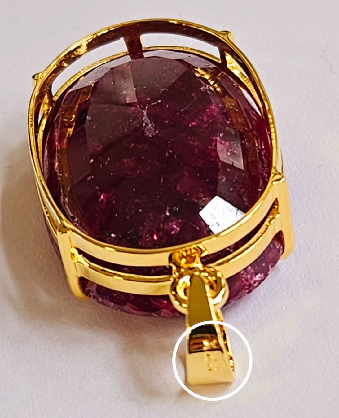 Pendentifs: Rubin Gold Anhänger – Neuf avec emballage d'origine à Zürich par adriben 6