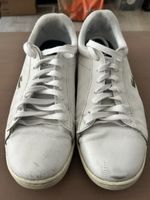Lacoste Herren Leder Sneaker Weiss/Grün – Grösse 43 – gebrau