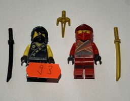 2 Stück LEGO Ninjago: Kai & Jay Minifiguren .