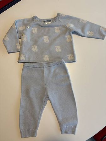 Ensemble Jacadi "lapins" 6 mois
