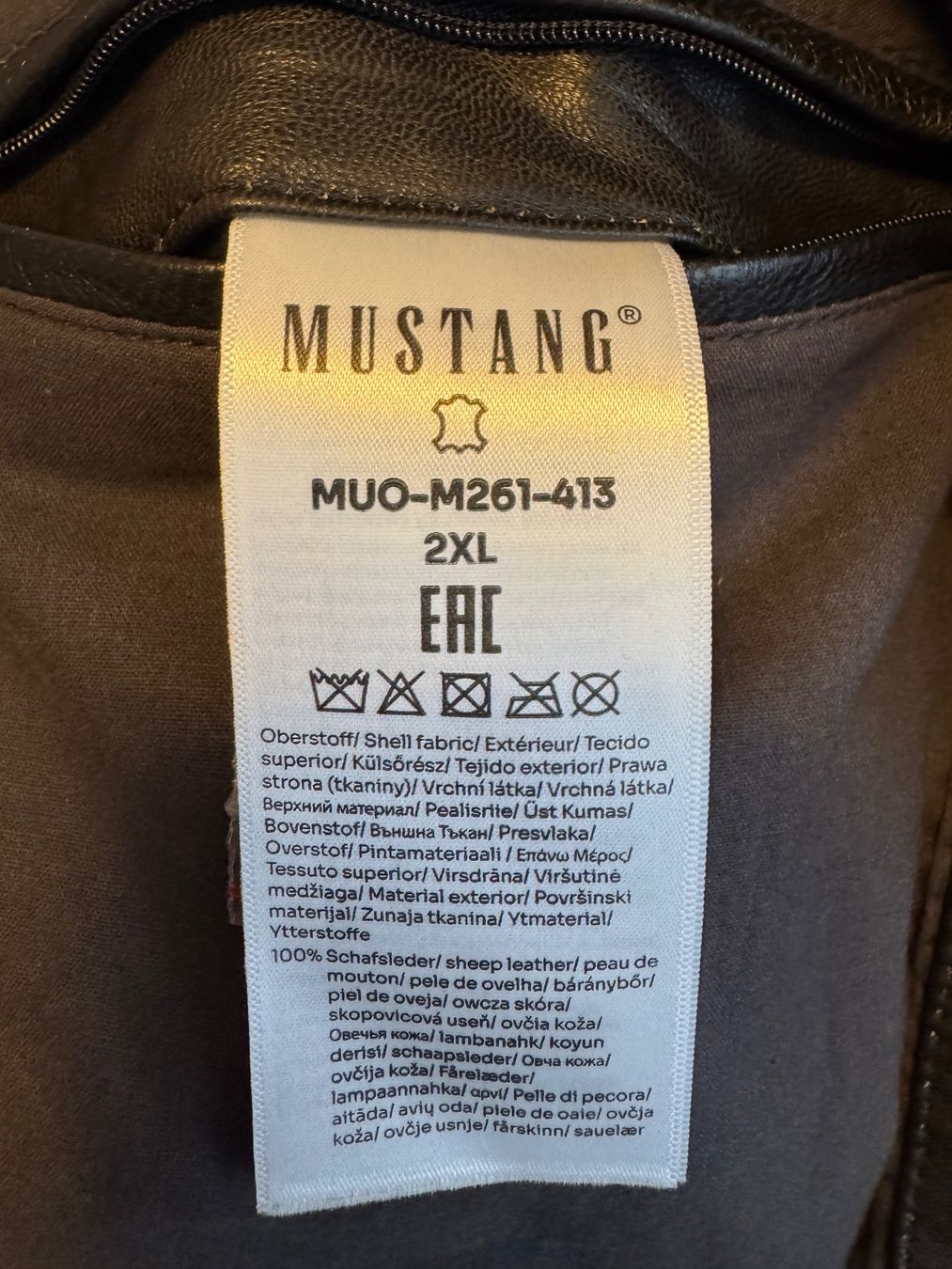Giacche: Neue Echtlederjacke Mustang XXL – Nuovo (secondo la descrizione) da Waldenburg venduto da SimiCelica 4