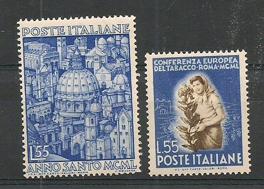 Tutti i francobolli: Italien ** 794+804 – Nuovo (secondo la descrizione) da Lausanne venduto da Whorvath