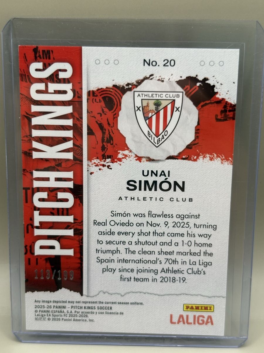Panini Carte collezionabili: Panini - Unai Simon - nummeriert /199 – Nuovo (secondo la descrizione) da Oberbuchsiten venduto da Bananefrappe93 1