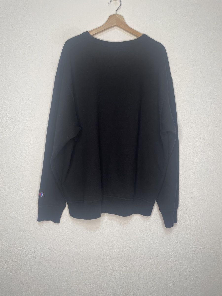 Champion Pullover & Sweatshirts: Champion sweatshirt Schwarz mit logo 2Xl. – Gebraucht aus Capolago von LA.BOTTEGA 2