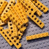 Lego 24x Lochbalken 1x6 (3894) gelb