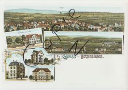 Gruss aus Schlieren - (AK Lithoansicht um 1900 im Form.  A4)
