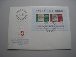 NABA  1965    FDC top Stempelungen