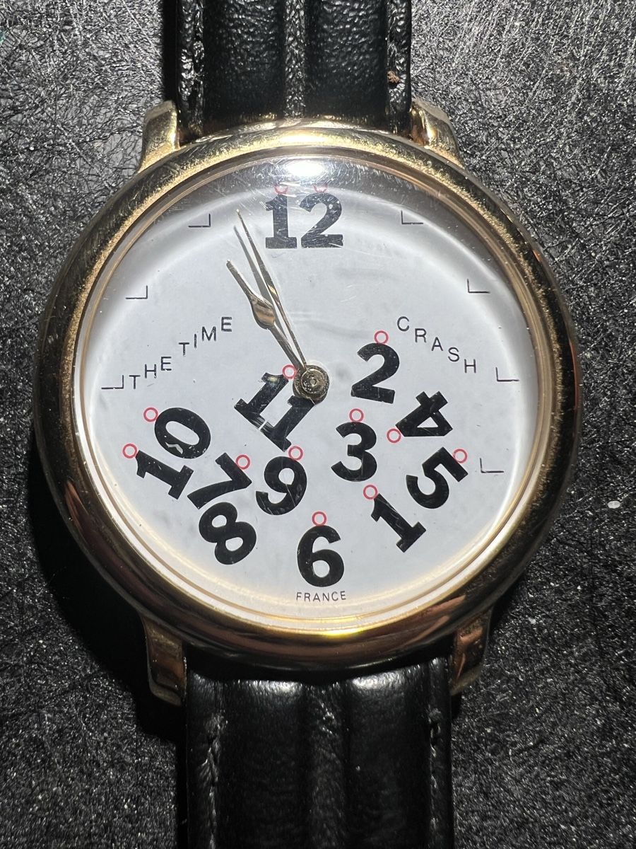 Orologi: Time Crash Uhr (Fr. 10.- Uhr) – Usato da Laufen venduto da groove60