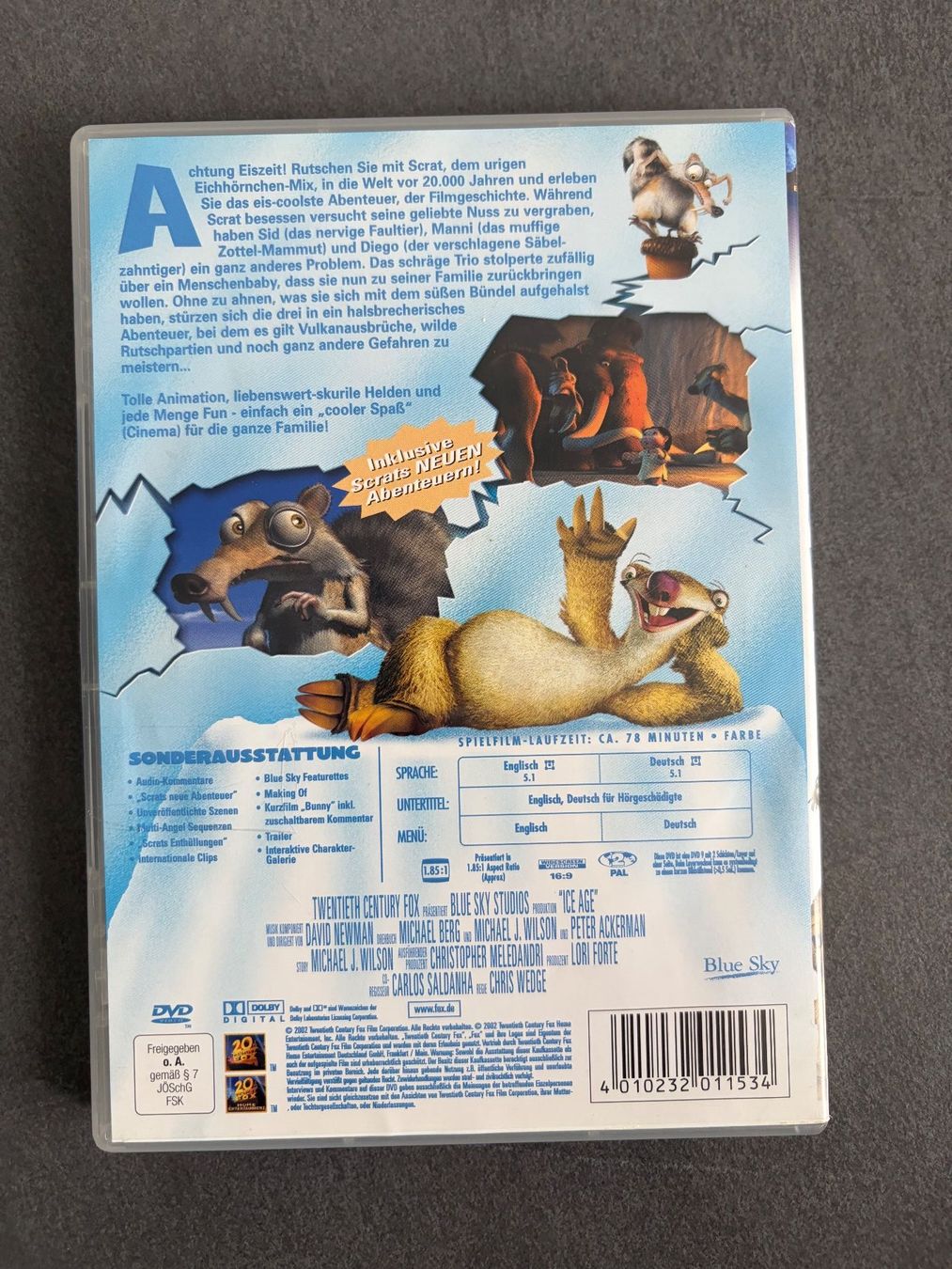 Alle DVDs: DVD Ice Age – Gebraucht aus Beinwil am See von den_p9db 1