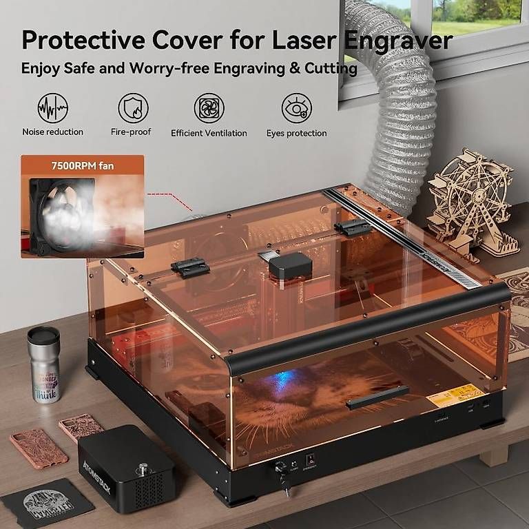 Atomstack Tutte le macchine: ATOMSTACK A48 Ultra Lasergravierer 48W Lasergravurmaschine – Usato da Malans GR venduto da BUYBEST-Schweiz 5