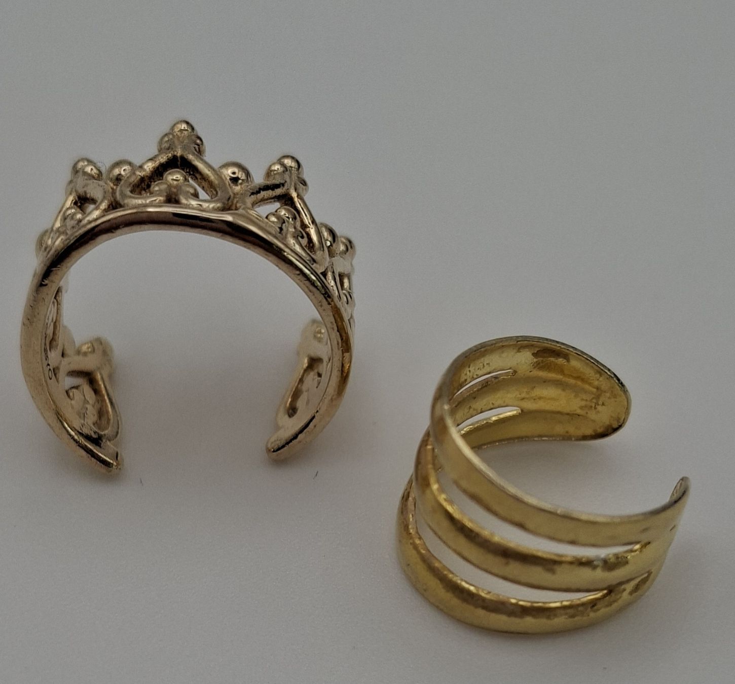Olga Ribler Orecchini pendenti & Orecchini a lobo: 2 ear cuff Silber 925 vergoldet – Usato da Kriens venduto da Wolly85 1