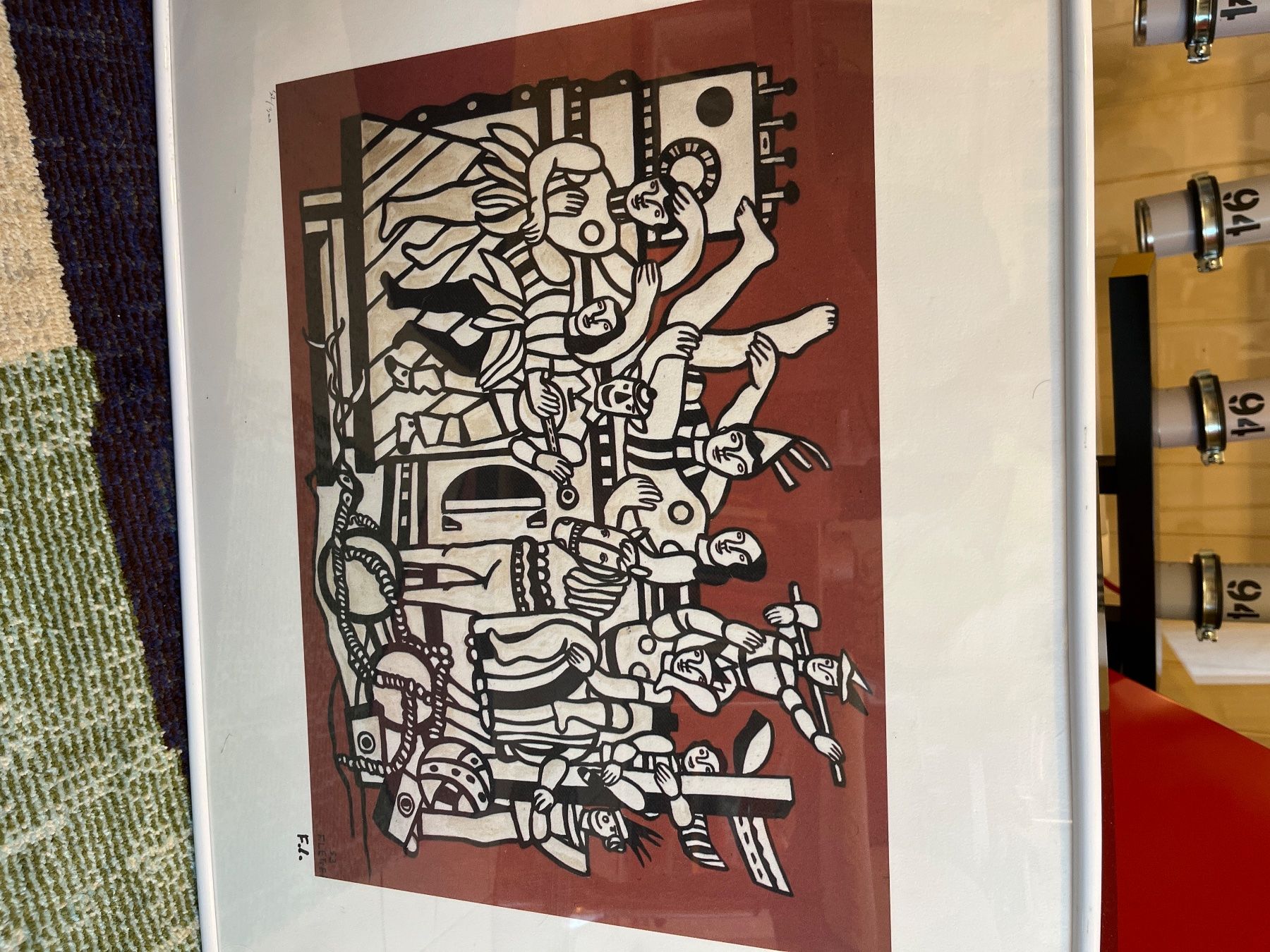 Grafiken & Lithographien: Fernand Léger artprint – Gebraucht aus Montreux von LeVintage33 3